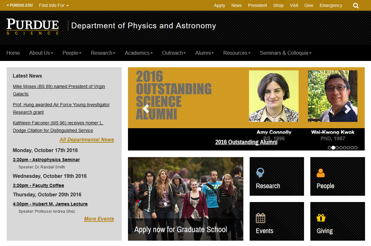 New Physics website
